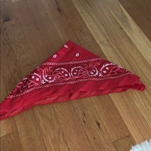 red bandanna